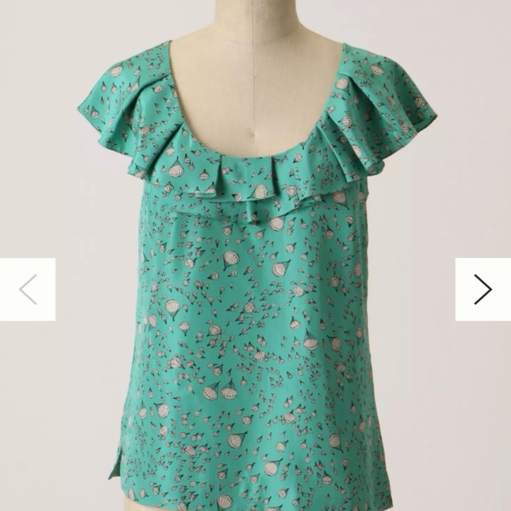 ANTHROPOLOGIE Tandem Jump Blouse